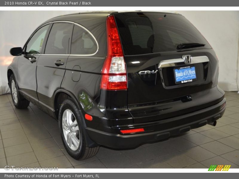 Crystal Black Pearl / Black 2010 Honda CR-V EX