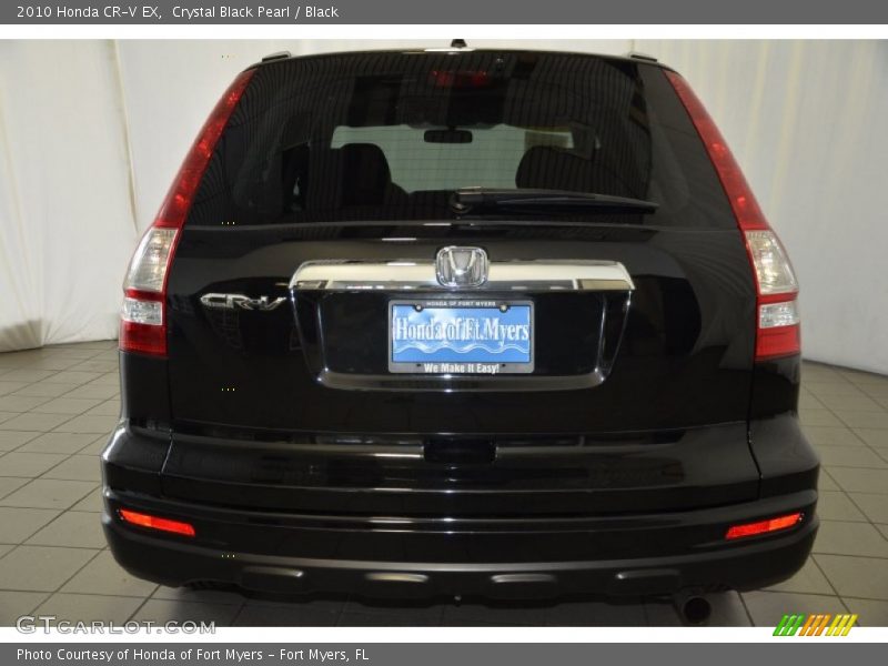 Crystal Black Pearl / Black 2010 Honda CR-V EX