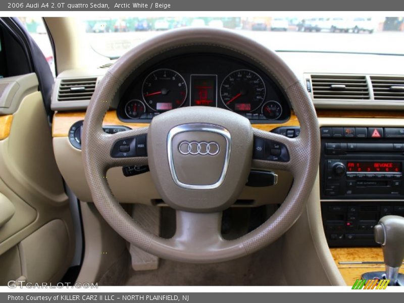 Arctic White / Beige 2006 Audi A4 2.0T quattro Sedan