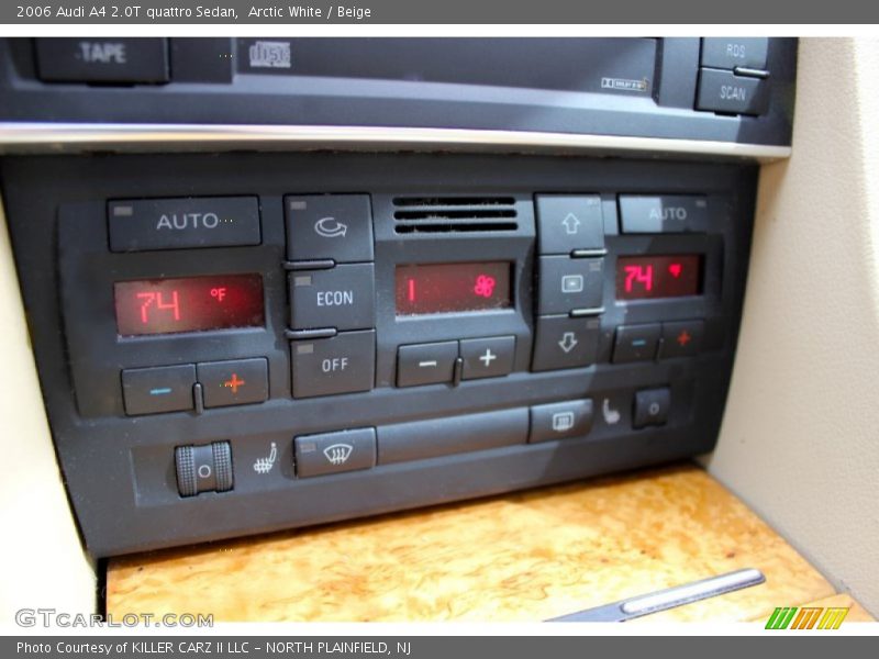 Arctic White / Beige 2006 Audi A4 2.0T quattro Sedan