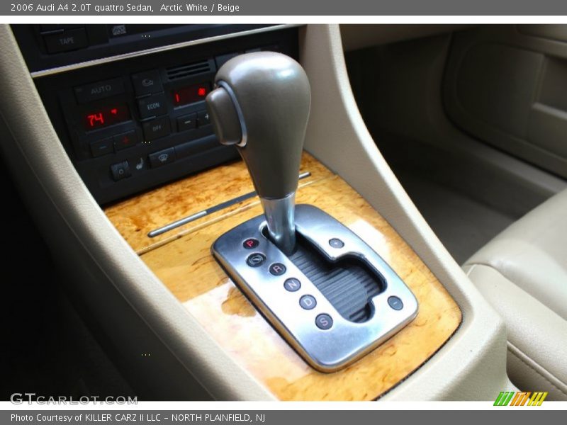 Arctic White / Beige 2006 Audi A4 2.0T quattro Sedan