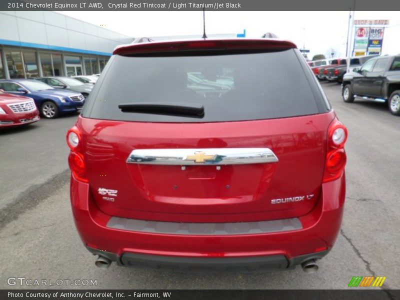 Crystal Red Tintcoat / Light Titanium/Jet Black 2014 Chevrolet Equinox LT AWD