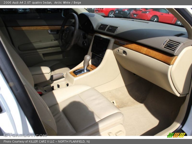 Arctic White / Beige 2006 Audi A4 2.0T quattro Sedan