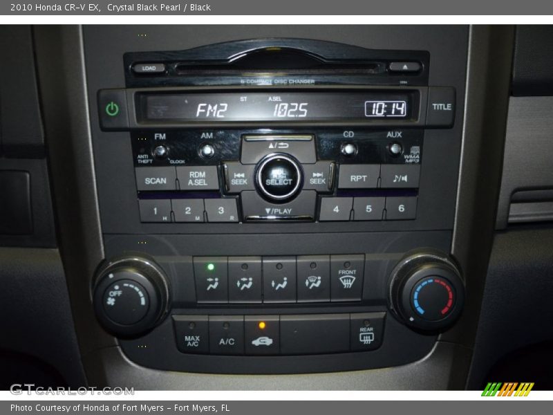 Crystal Black Pearl / Black 2010 Honda CR-V EX