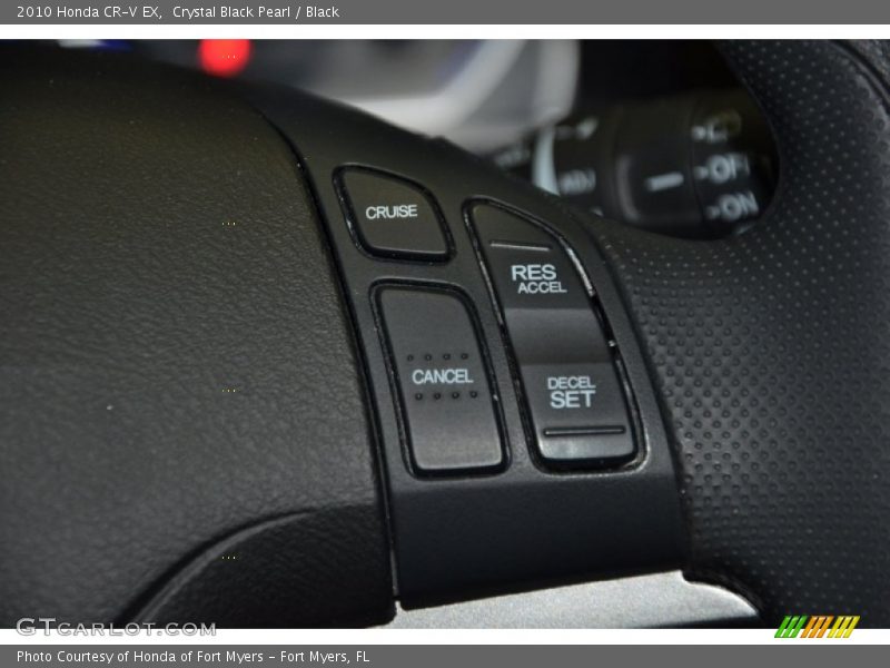 Crystal Black Pearl / Black 2010 Honda CR-V EX