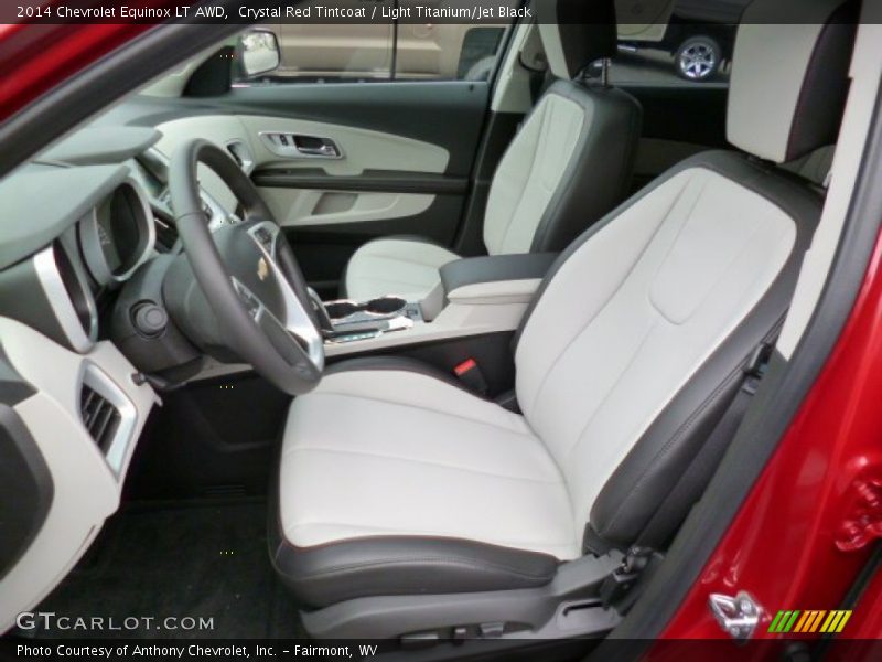 Crystal Red Tintcoat / Light Titanium/Jet Black 2014 Chevrolet Equinox LT AWD