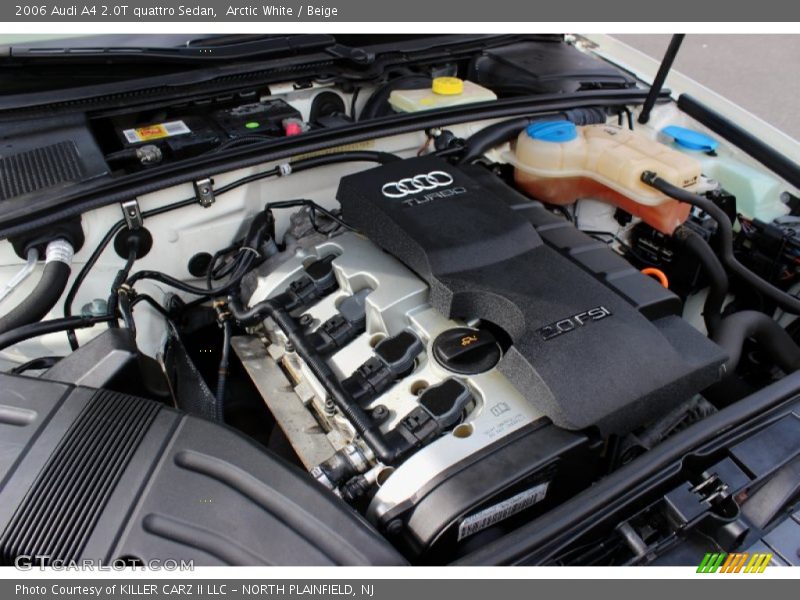 Arctic White / Beige 2006 Audi A4 2.0T quattro Sedan