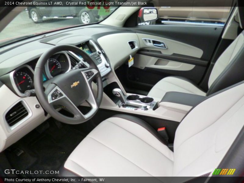 Crystal Red Tintcoat / Light Titanium/Jet Black 2014 Chevrolet Equinox LT AWD