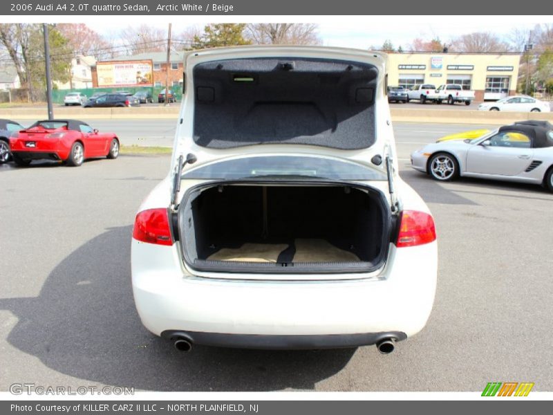 Arctic White / Beige 2006 Audi A4 2.0T quattro Sedan