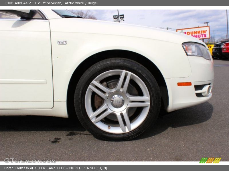 Arctic White / Beige 2006 Audi A4 2.0T quattro Sedan