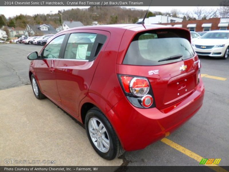  2014 Sonic LT Hatchback Crystal Red Tintcoat