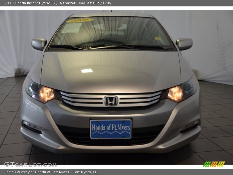 Alabaster Silver Metallic / Gray 2010 Honda Insight Hybrid EX
