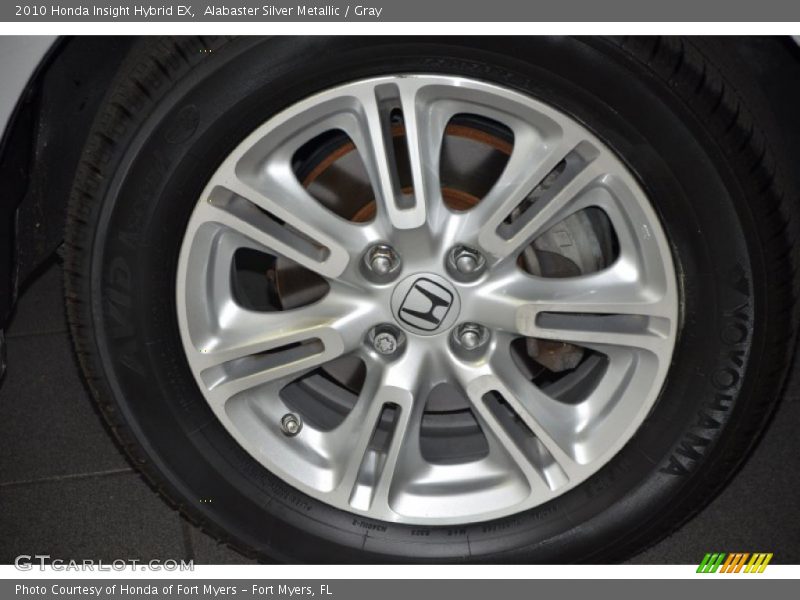 Alabaster Silver Metallic / Gray 2010 Honda Insight Hybrid EX