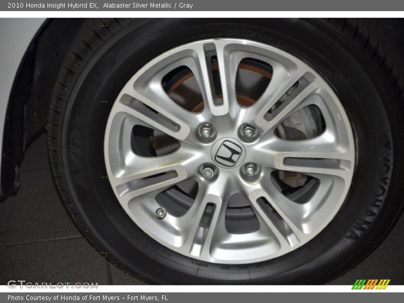 Alabaster Silver Metallic / Gray 2010 Honda Insight Hybrid EX
