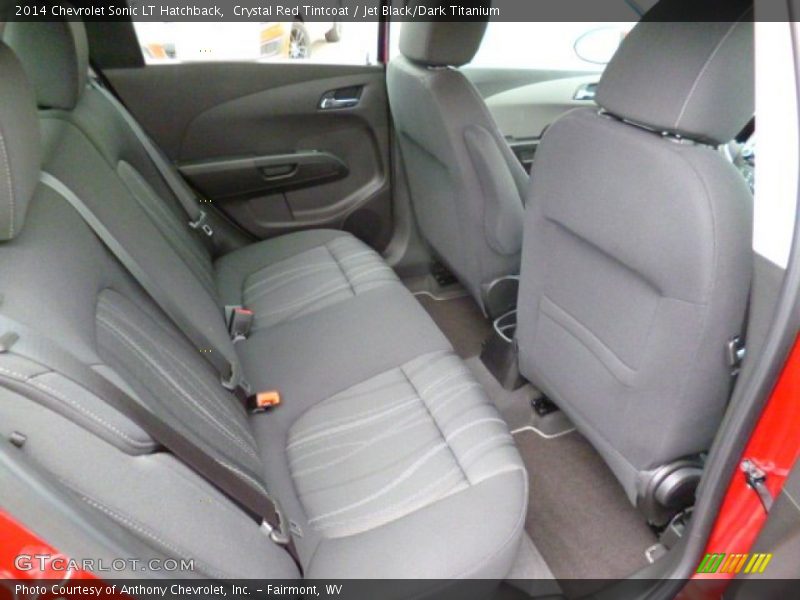 Crystal Red Tintcoat / Jet Black/Dark Titanium 2014 Chevrolet Sonic LT Hatchback