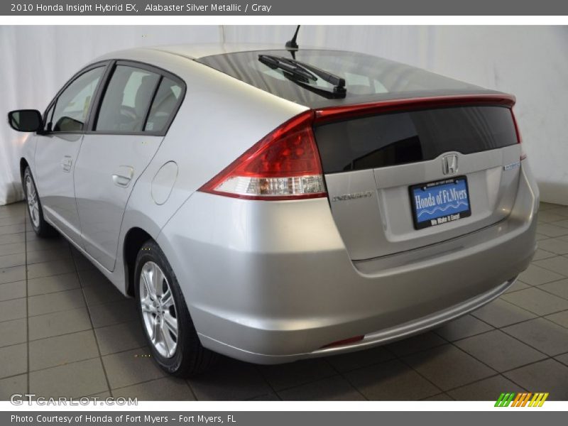 Alabaster Silver Metallic / Gray 2010 Honda Insight Hybrid EX