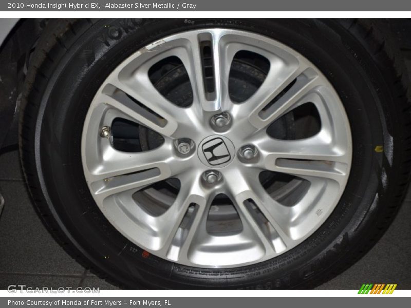 Alabaster Silver Metallic / Gray 2010 Honda Insight Hybrid EX