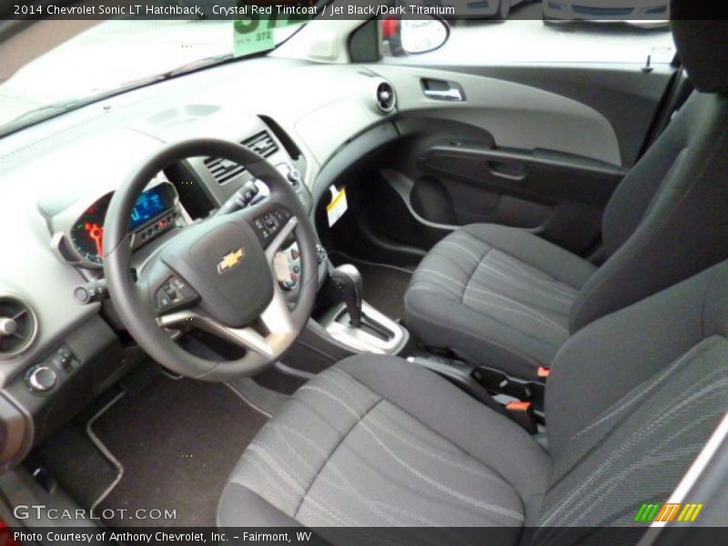 Jet Black/Dark Titanium Interior - 2014 Sonic LT Hatchback 