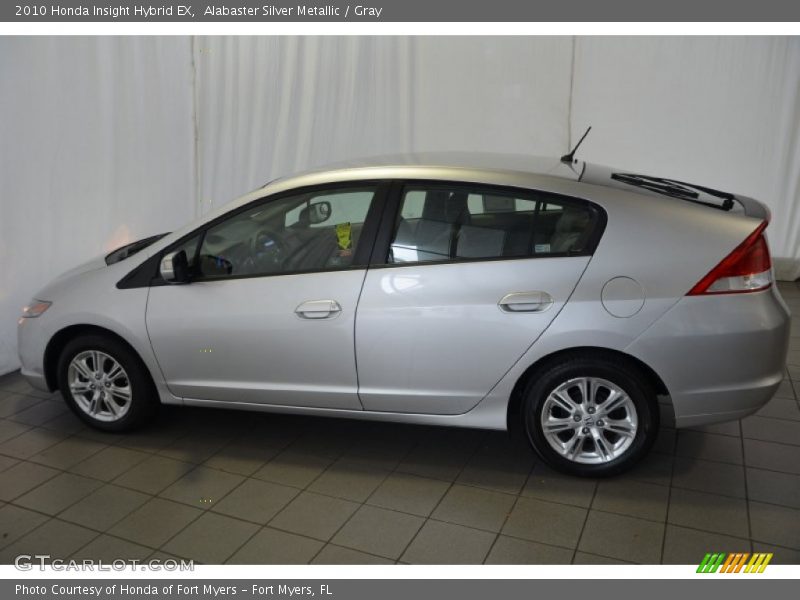 Alabaster Silver Metallic / Gray 2010 Honda Insight Hybrid EX