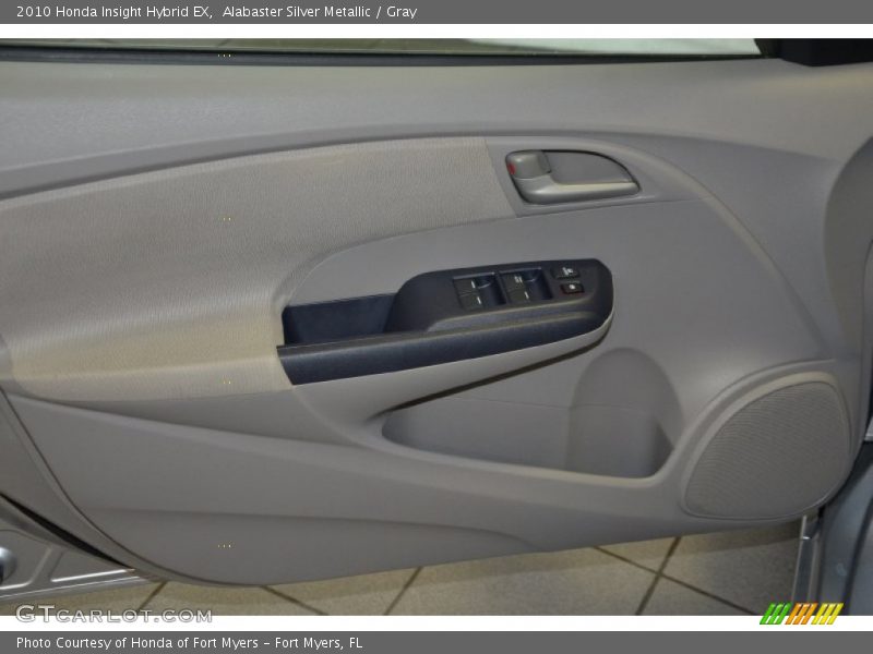 Alabaster Silver Metallic / Gray 2010 Honda Insight Hybrid EX