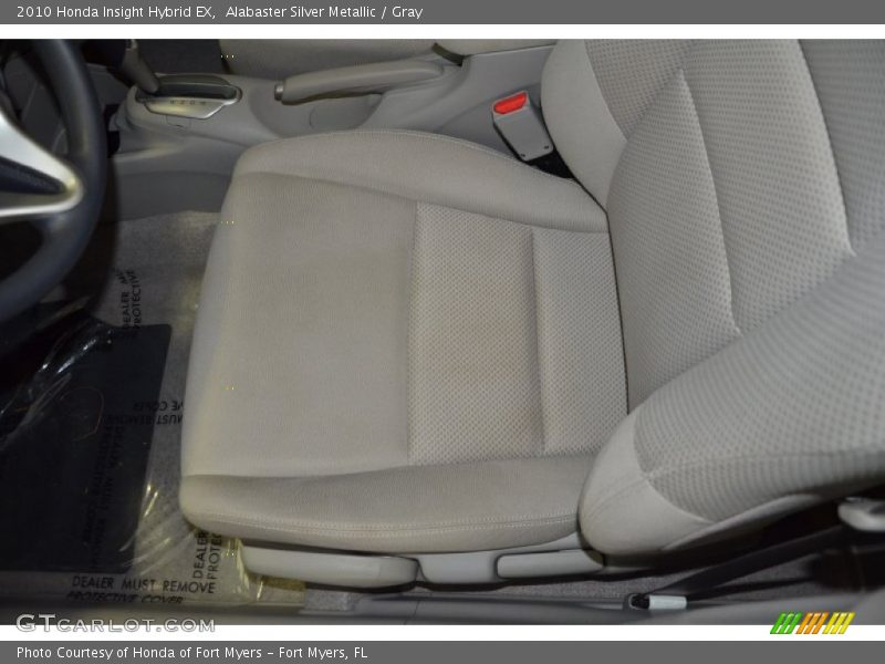 Alabaster Silver Metallic / Gray 2010 Honda Insight Hybrid EX