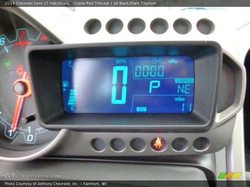 Crystal Red Tintcoat / Jet Black/Dark Titanium 2014 Chevrolet Sonic LT Hatchback