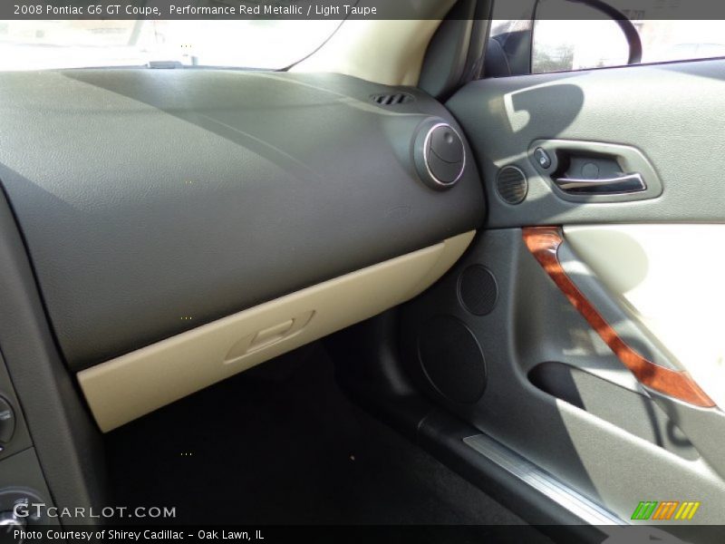 Performance Red Metallic / Light Taupe 2008 Pontiac G6 GT Coupe