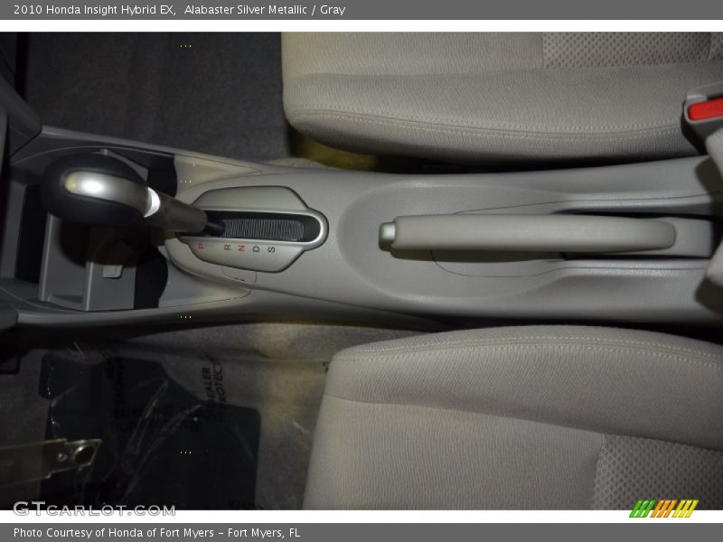 Alabaster Silver Metallic / Gray 2010 Honda Insight Hybrid EX