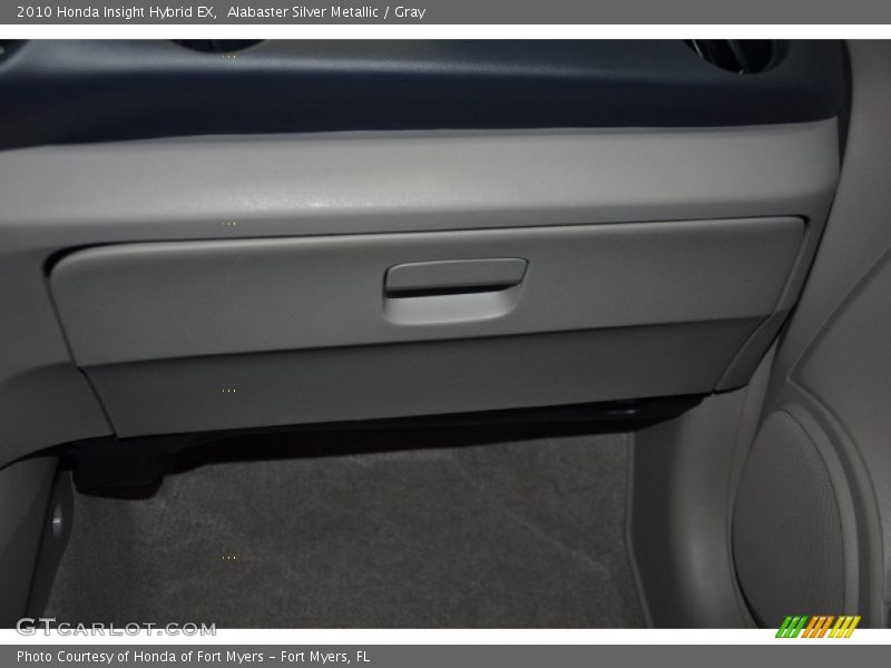 Alabaster Silver Metallic / Gray 2010 Honda Insight Hybrid EX