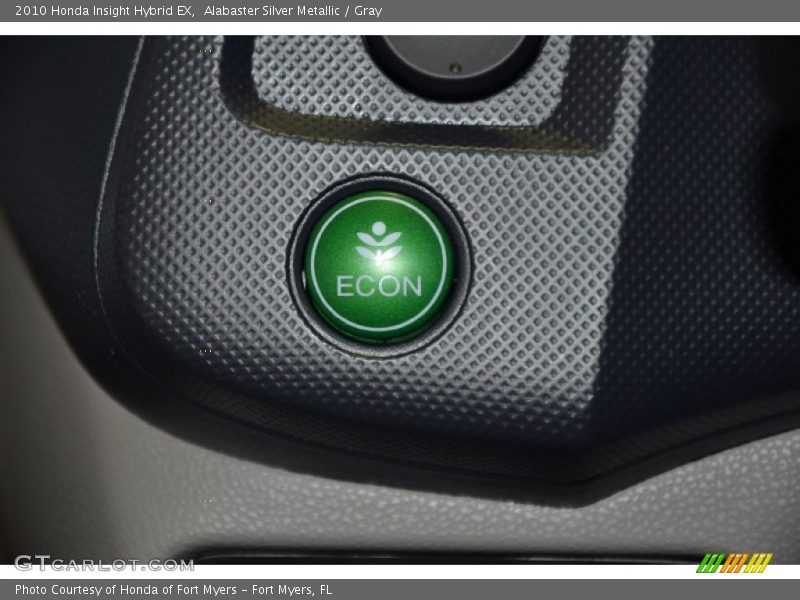 Alabaster Silver Metallic / Gray 2010 Honda Insight Hybrid EX