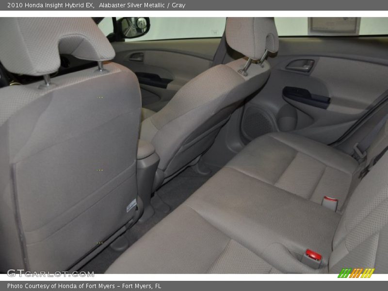 Alabaster Silver Metallic / Gray 2010 Honda Insight Hybrid EX
