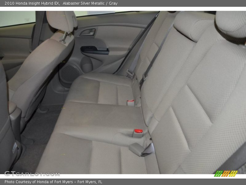 Alabaster Silver Metallic / Gray 2010 Honda Insight Hybrid EX