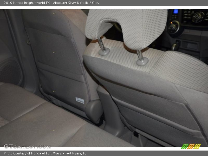 Alabaster Silver Metallic / Gray 2010 Honda Insight Hybrid EX