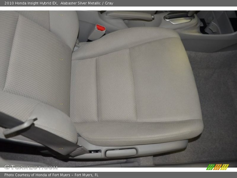 Alabaster Silver Metallic / Gray 2010 Honda Insight Hybrid EX