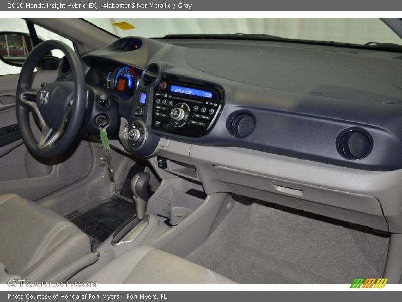 Alabaster Silver Metallic / Gray 2010 Honda Insight Hybrid EX