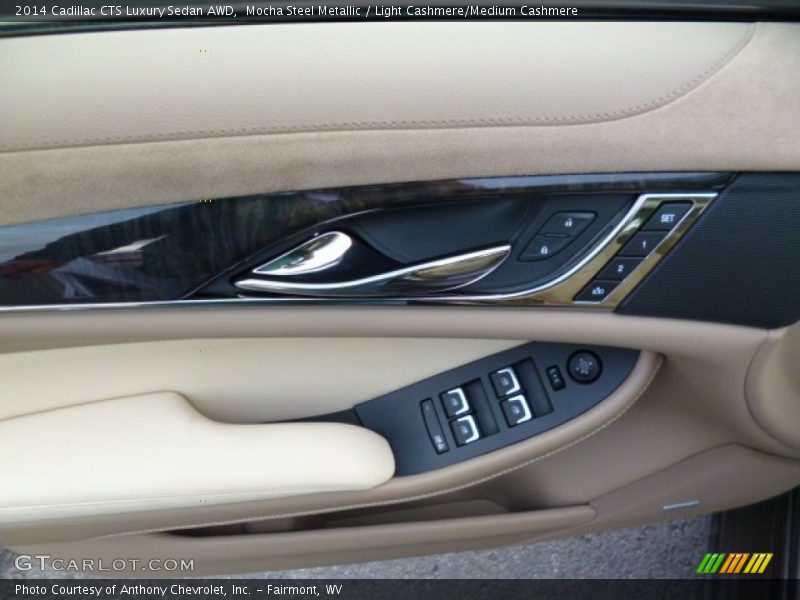 Mocha Steel Metallic / Light Cashmere/Medium Cashmere 2014 Cadillac CTS Luxury Sedan AWD