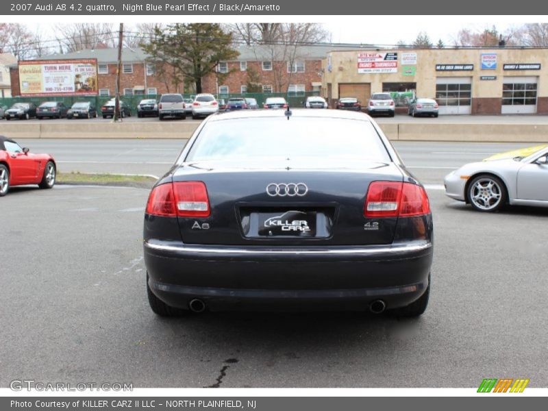 Night Blue Pearl Effect / Black/Amaretto 2007 Audi A8 4.2 quattro