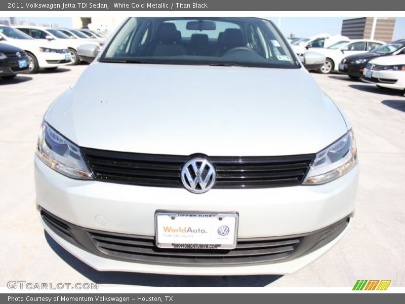 White Gold Metallic / Titan Black 2011 Volkswagen Jetta TDI Sedan