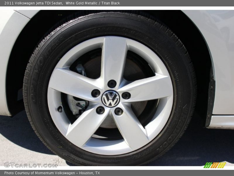 White Gold Metallic / Titan Black 2011 Volkswagen Jetta TDI Sedan