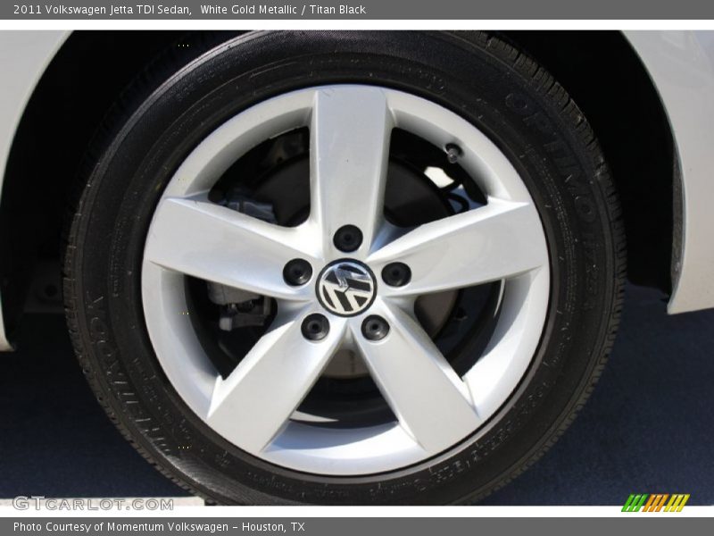 White Gold Metallic / Titan Black 2011 Volkswagen Jetta TDI Sedan