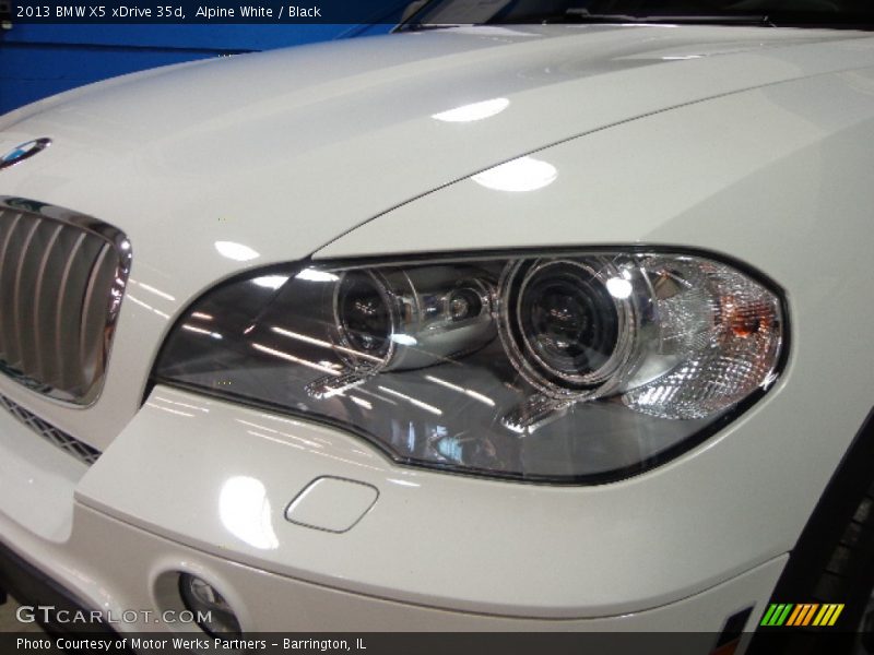 Alpine White / Black 2013 BMW X5 xDrive 35d
