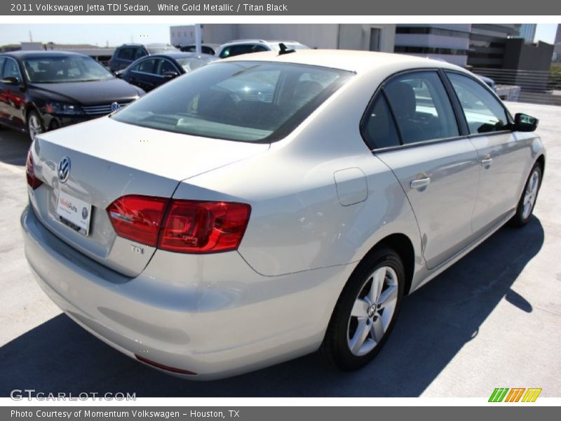 White Gold Metallic / Titan Black 2011 Volkswagen Jetta TDI Sedan