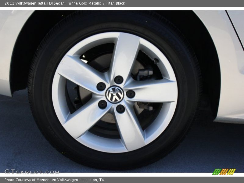 White Gold Metallic / Titan Black 2011 Volkswagen Jetta TDI Sedan