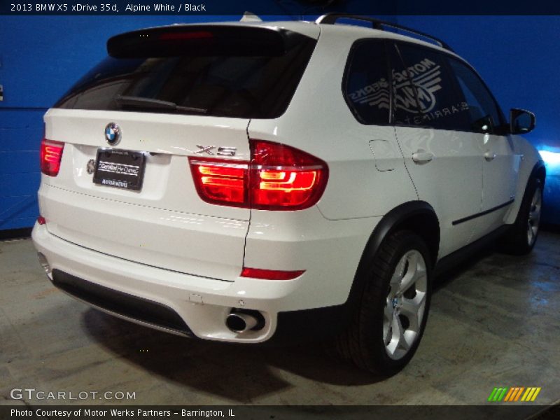 Alpine White / Black 2013 BMW X5 xDrive 35d