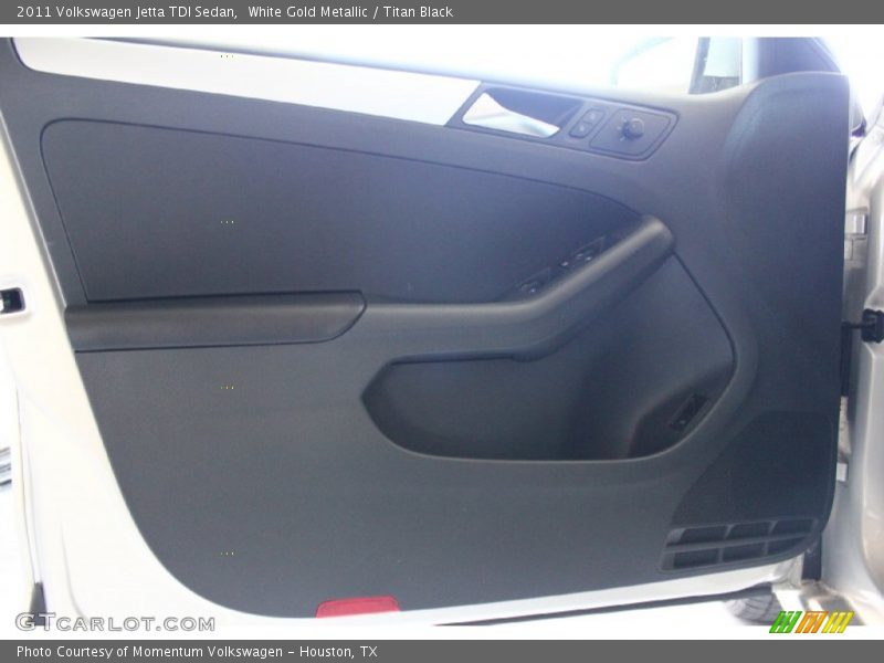 White Gold Metallic / Titan Black 2011 Volkswagen Jetta TDI Sedan