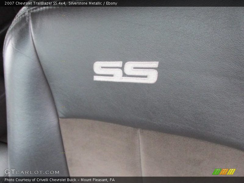 Silverstone Metallic / Ebony 2007 Chevrolet TrailBlazer SS 4x4