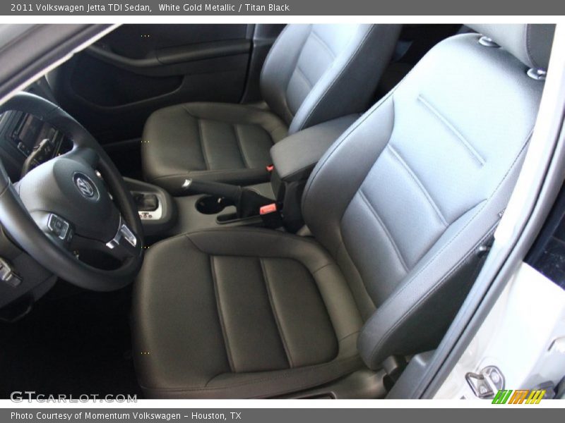 White Gold Metallic / Titan Black 2011 Volkswagen Jetta TDI Sedan