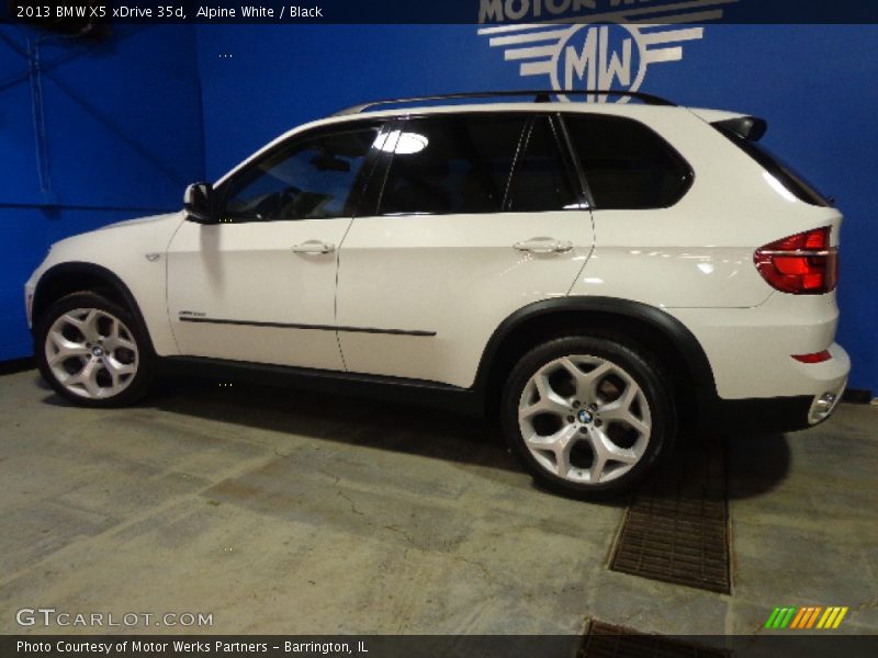 Alpine White / Black 2013 BMW X5 xDrive 35d