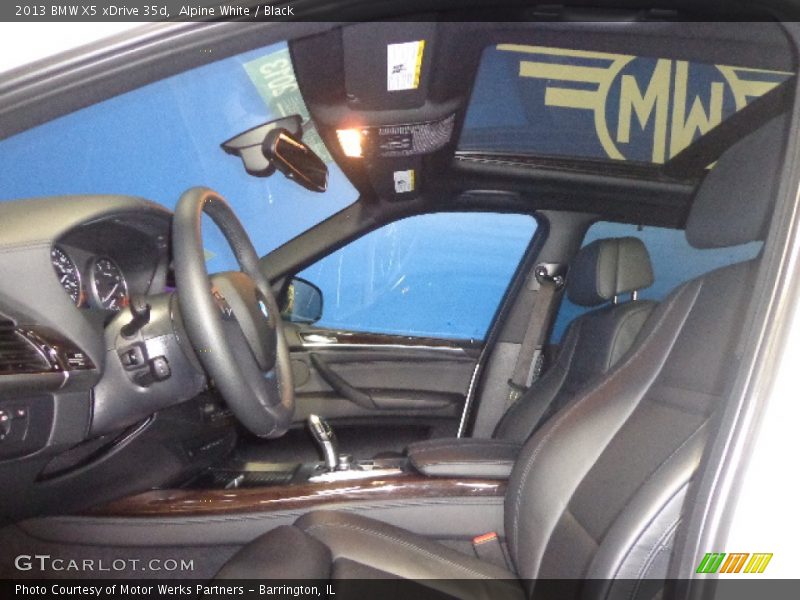Alpine White / Black 2013 BMW X5 xDrive 35d