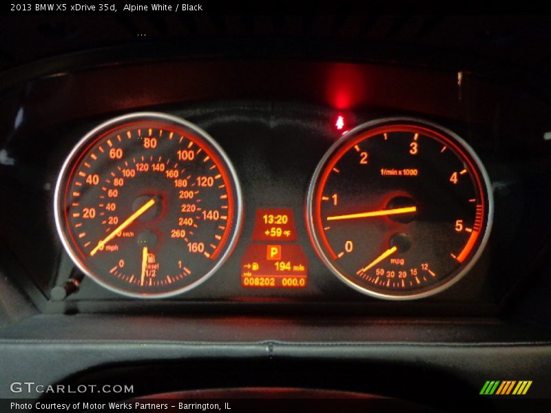 Alpine White / Black 2013 BMW X5 xDrive 35d